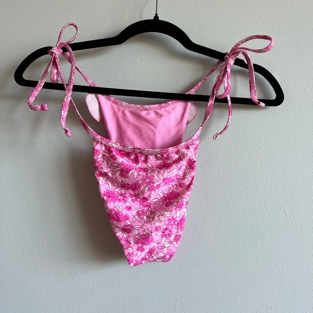 Frankie’s Bikinis Atlas ruffle bikini bottoms